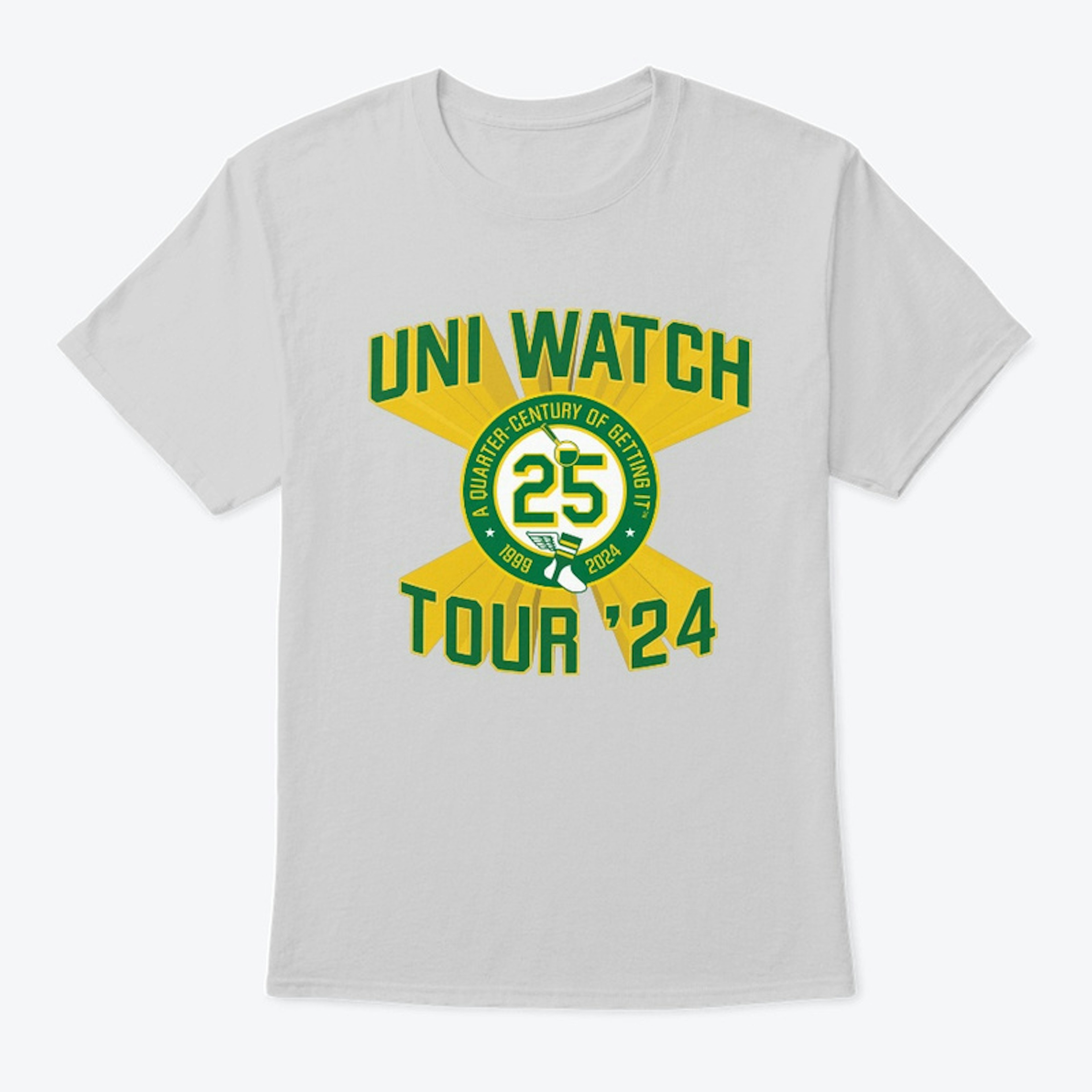 Uni Watch Tour ’24 T-Shirt (grey)