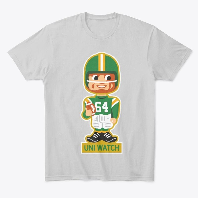 Uni Watch: Football Bobble (grey)