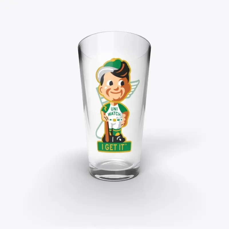 Uni Watch: Baseball Bobble Pint Glass